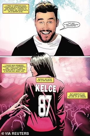 Comic - Travis Kelce and Taylor Swift