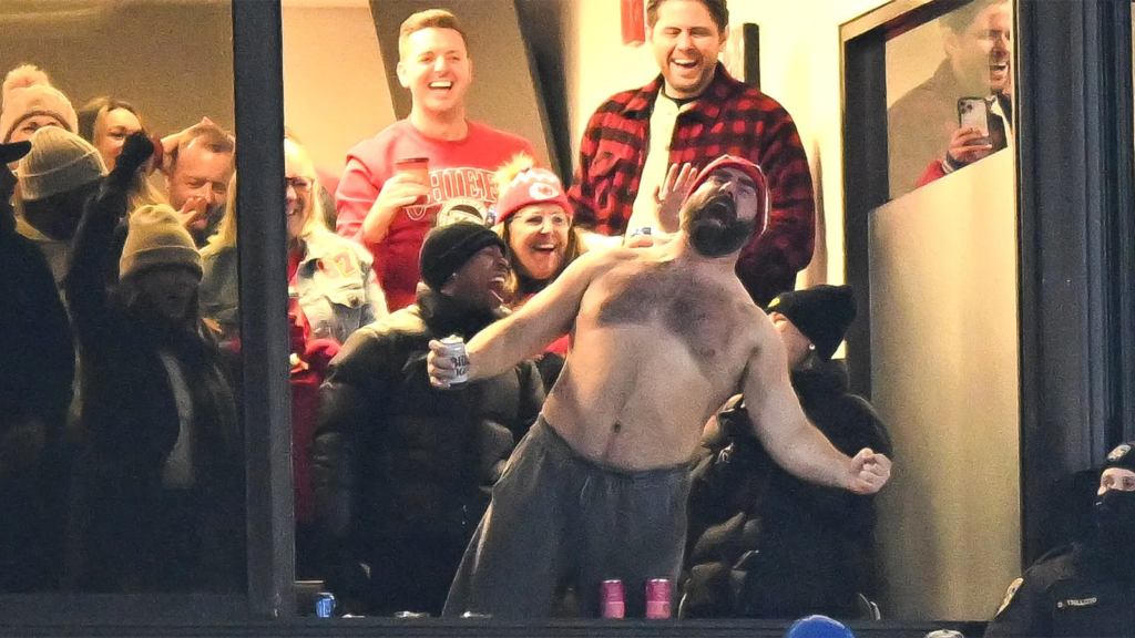 Jason Kelce Shirtless