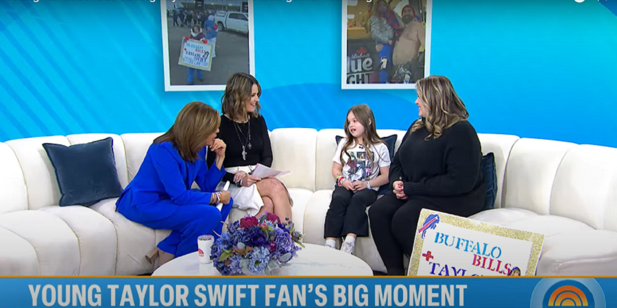 Young girl interviewed after meeting Taylor Swift