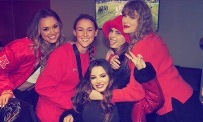 Taylor Swift with Kylie Kelce with Friends