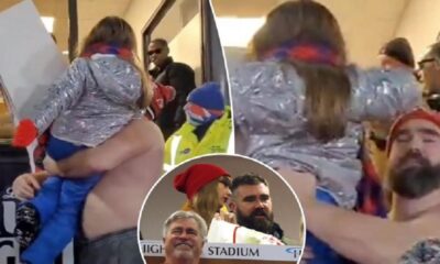 Jason Kelce Carries Young Fan