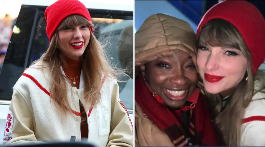 Stadium Worker Selfie With Taylor Swift