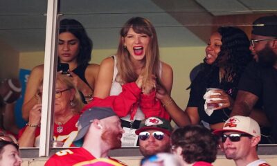 Taylor Swift Excited at Game