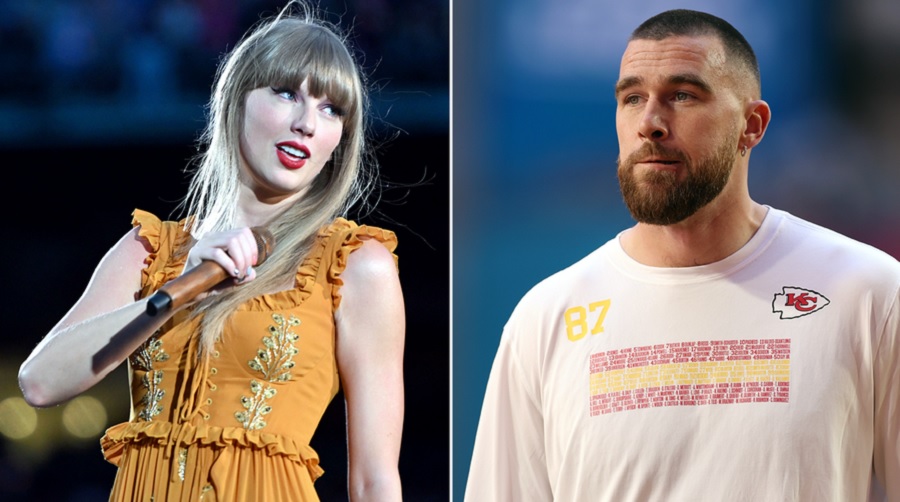 Taylor Swift and Travis Kelce