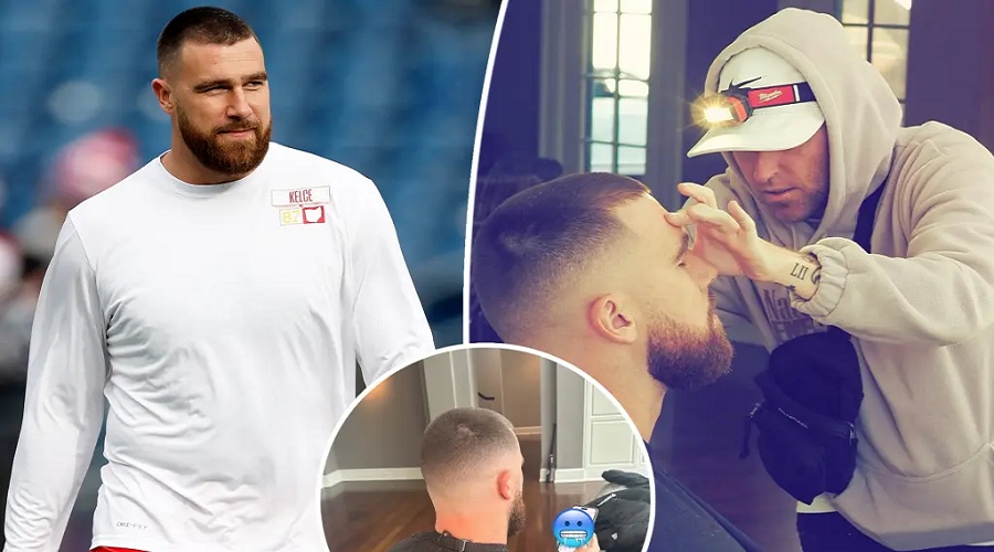 Travis Kelce and Barber