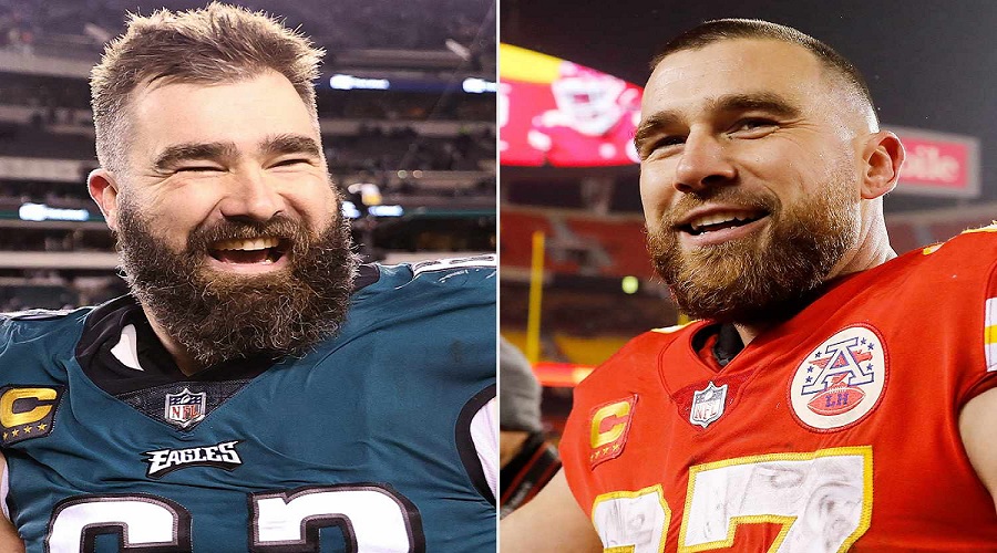 Travis Kelce and Jason Kelce Numbers meaningful Stories