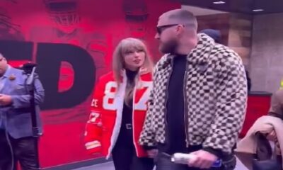 Travis Kelce and Taylor Swift Holding Hands