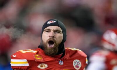 Travis Kelce at Chiefs VS Dolphins Game