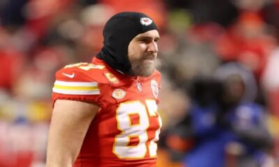 Travis Kelce at Chiefs Vs Dolphins Game