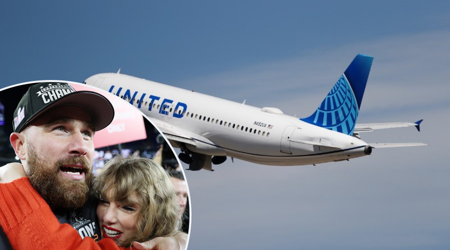 United Airlines tribute to Taylor and Travis