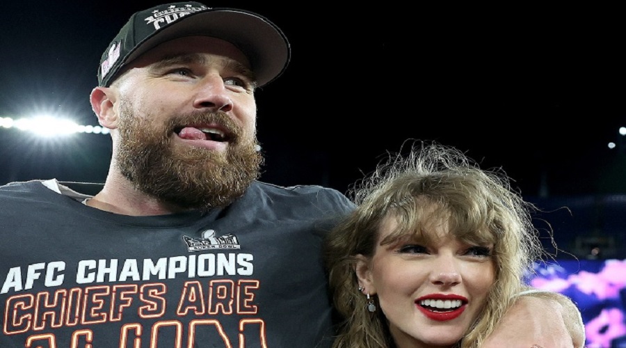 Taylor Swift and Travis Kelce