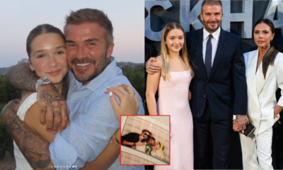 David Beckham’s wife Victoria shared, “I always tell him that his grown daughter needs to behave more properly, but he always pampers her, even…see more