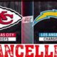 JUST IN: Monday’s Chiefs vs. Chargers Game Urgently Canceled Following Tragic Passing of a Prominent Chiefs Player Today. “We are devastated by the loss of a beloved member of our team,” the Chiefs said in an official statement. “Our hearts go out to the family, friends, and teammates who are grieving during this unimaginable time. Out of respect for everyone affected, Monday’s game has been CANCELED.”