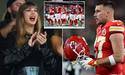 Taylor Swift Arrives Late to Browns vs. Chiefs Game—but little did she know that her boyfriend, NFL star Travis Kelce, had a life-changing plan waiting for her. After leading the Chiefs to a thrilling victory, Kelce stunned everyone by proposing to Swift in front of her parents and thousands of cheering fans. Swift was visibly emotional as she stepped forward, nodding before saying, “Yes!” Her parents, Scott and Andrea Swift, watched proudly from the sidelines, joining in the celebration as the crowd erupted into cheers and applause.