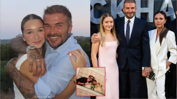 David Beckham’s wife Victoria shared, “I always tell him that his grown daughter needs to behave more properly, but he always pampers her, even…see more