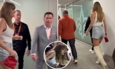 Watch as Taylor Swift Angrily left the Super Bowl after the Eagles gave Chiefs a total KNOCK-OUT on the first half… WATCH THE CLIPS