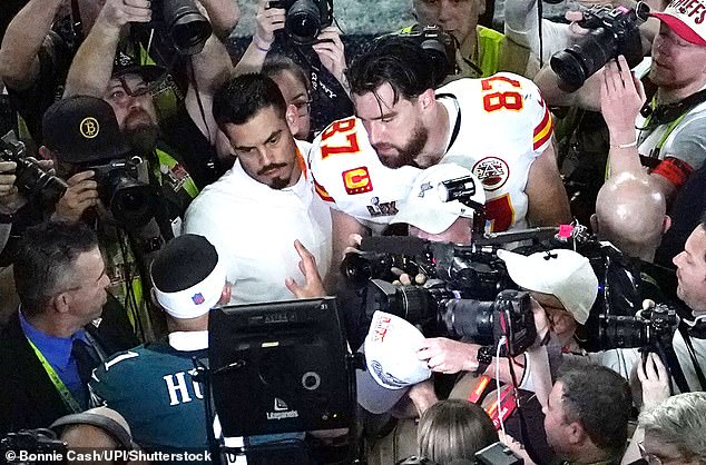 Is this the end for Travis Kelce? Heartbroken Chiefs star fights back tears after Super Bowl humiliation in front of Taylor Swift and reveals that he’s retiring. Watch the Video