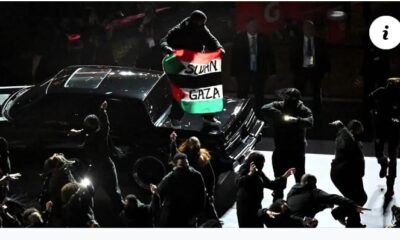 Performer In Kendrick Lamar’s Halftime Show Detained After Waving Sudanese-Palestine Flag During Performance... Watch Video