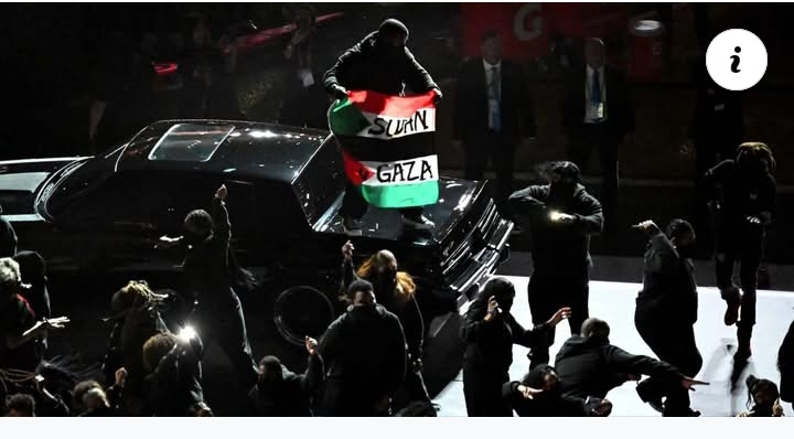 Performer In Kendrick Lamar’s Halftime Show Detained After Waving Sudanese-Palestine Flag During Performance... Watch Video